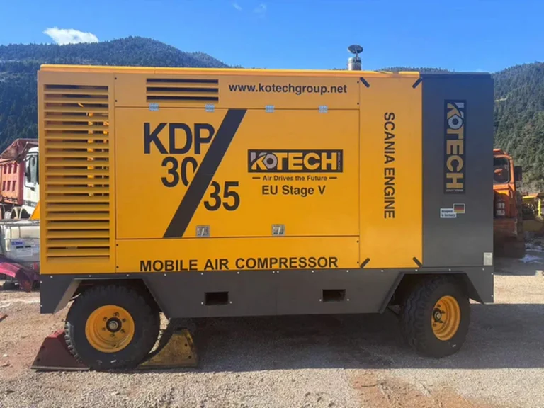 What is intercooling in a two-stage air compressor?