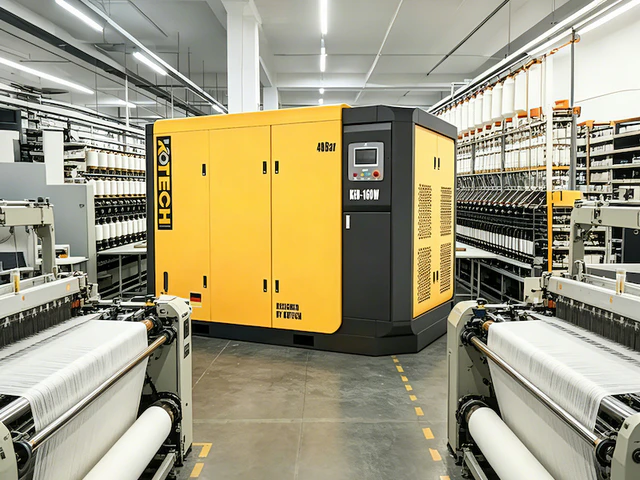 Stationary Two-Stage Screw Compressor for Large Workshops - For Sale