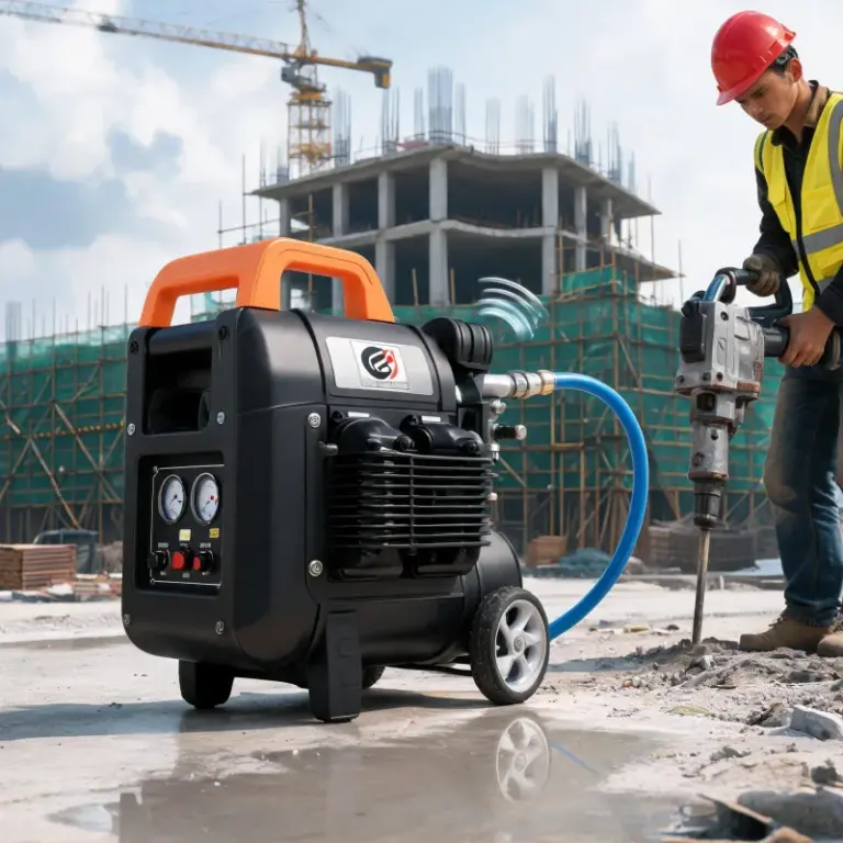 How Double Stage Compression Works For Small Quiet Oil Free Portable Air Compressors
