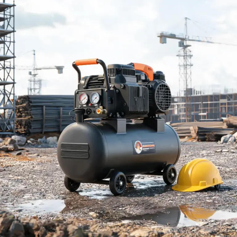 Lightweight Two-Stage Oil Free Portable Air Compressor For Field Transport